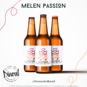 Melen Passion bière blonde été 2024 Brasserie Diaoul