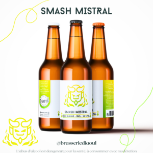 Smash Mistral bière éphémère de la Brasserie Diaoul été 2024